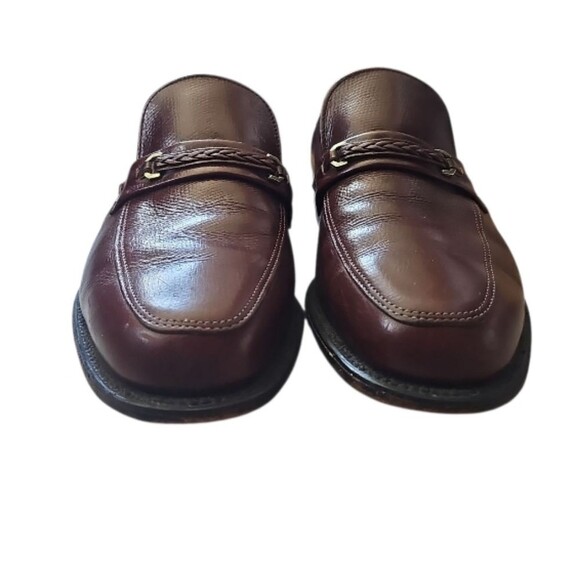 O’Sullivan Executive Imperial Leather Loafers Men’s 9.5D Burgundy USA Union Made main image 5